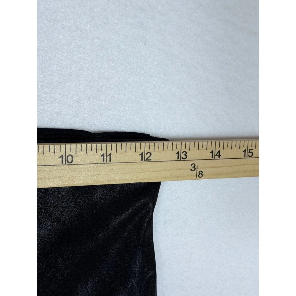 Spanx Vegan Leather Leggings Black‎ High Waisted Shaping Pants Womens Medium